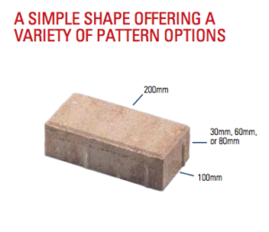 paver shapes and sizes