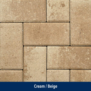 cream-beige paver