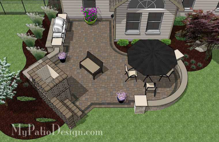 Lavish Lounging Corner Space Patio Design